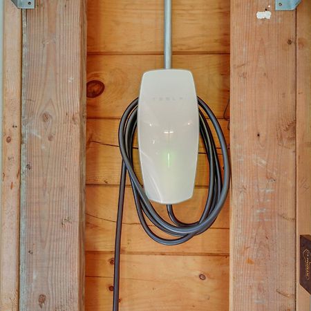 Luxury Log Cabin With Ev Charger And Mtn Views! Blairstown Exteriör bild